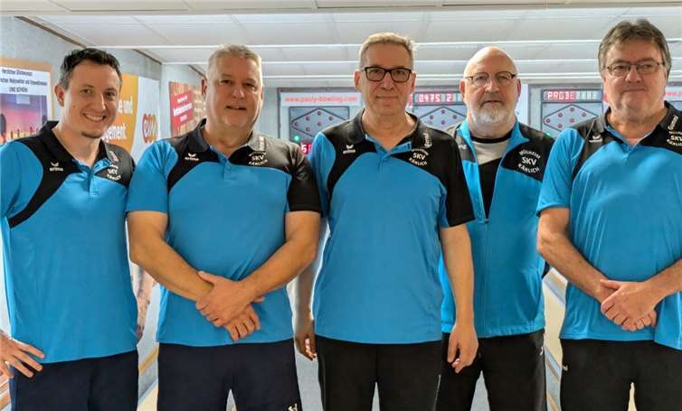 SKV Mülheim-Kärlich 2: R. Przybylla, P. Mülhöfer, B. Mülhöfer, W. Adams, W. Adler (v.l). Es fehlten: U. Cremanns und H. Hoppe. Foto: privat