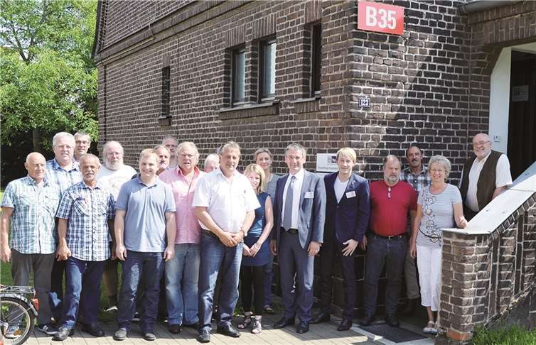 SPD-Fraktionsvorsitzender Hering und MdL Ruland treffen auf den Rasselstein-Betriebsrat.  Privat