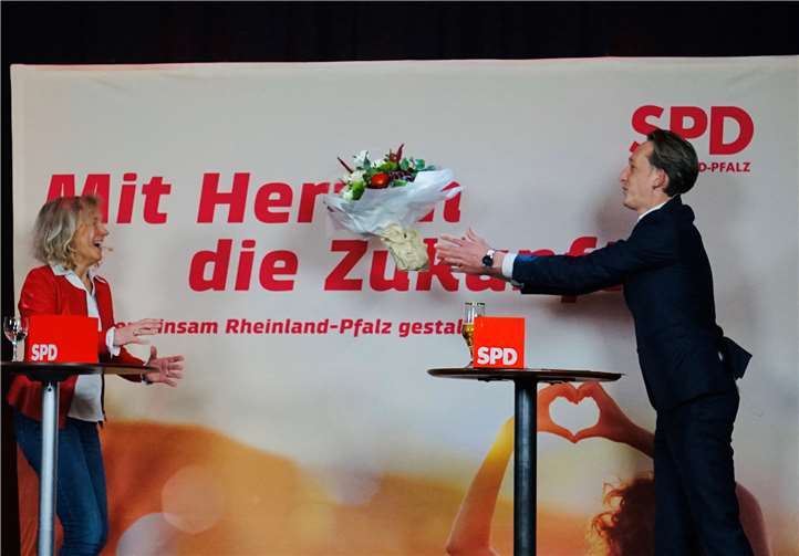 SPD-Landtagsabgeordnete Dr. Anna Köbberling und SPD-Kreisvorsitzender Marc Ruland, MdL.Foto: privat