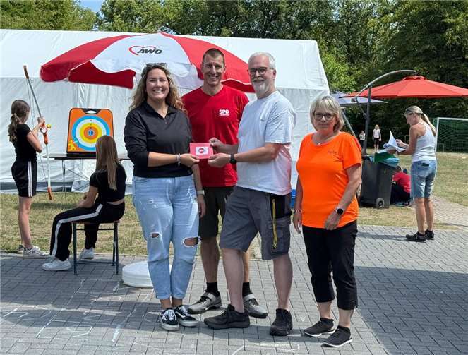 SPD-Landtagskandidatin Adriana Kauth ist Teil des Betreuerteams der Scheune.  Foto: privat