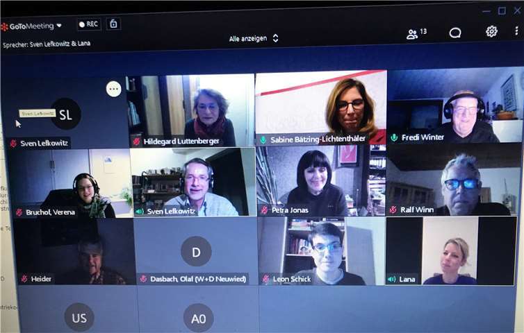 SPD - Landtagskandidatin Lana Horstmann und Landtagsabgeordneter Sven Lefkowitz hatten zur Videokonferenz zum Thema Seelische Gesundheit mit Sabine Bätzing-Lichtenthäler, Staatsministerin eingeladen.Foto: SPD