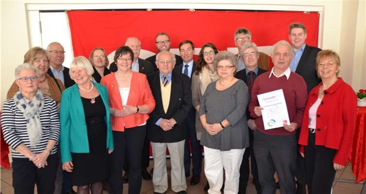 SPD-Neujahrsempfang im Mieler Dorfhaus mit Mitgliedern des Arbeitskreises Flüchtlinge.Weigert