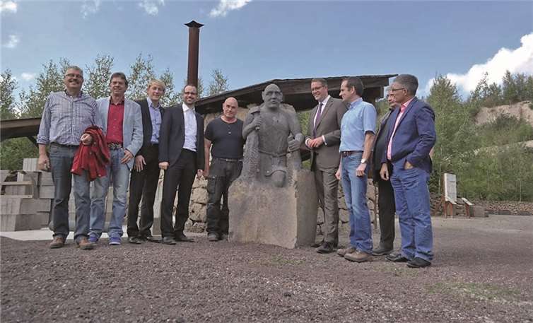 SPD-Politiker besuchten das Römerbergwerk in Kretz. privat