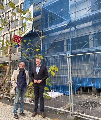SPD-Ratsmitglied Fritz Naumann und SPD-Ortsvereinsvorsitzender Denny Blank.Foto: Archivbild, entstanden vor Corona