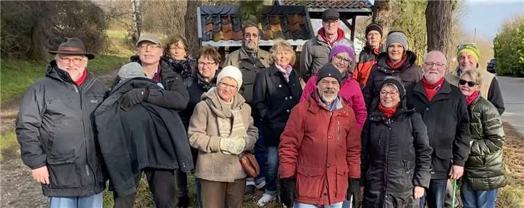 SPD-Winterwanderung führte in diesem Jahr nach Merzbach und Scherbach. Foto: privat