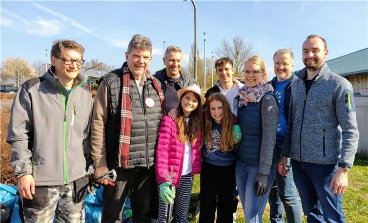 SPD und Freunde Nähe Jugendhaus im Schul- und Sportzentrum. Foto: privat