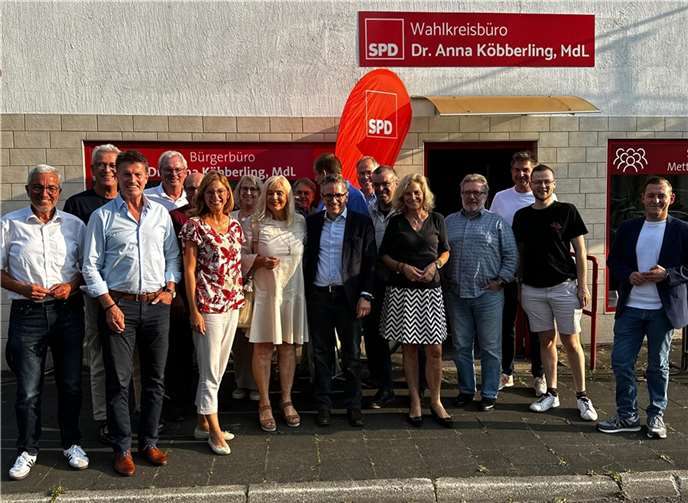 Sabine Bätzing-Lichtenthäler bei den Koblenzer Genossen. Foto: Dr. Anna Köbberling Koblenz