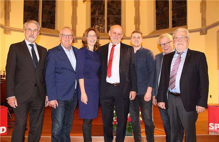 Sabine Bätzing-Lichtenthäler beim Neujahrsempfang der Linzer SPD in der Antoniuskapelle der Seniorenresidenz. Sabine Nitsch