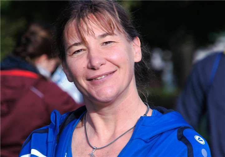 Sabine Hanusch hat ihren ersten Marathon-Lauf erfolgreich absolviert. Foto: privat