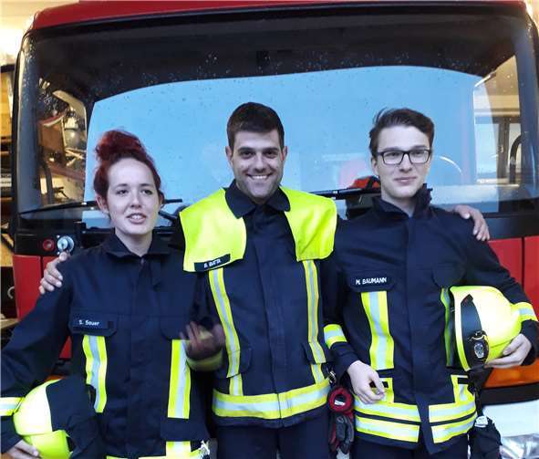 Sabine Sauer, Björn Batta und Moritz Baumann.privat