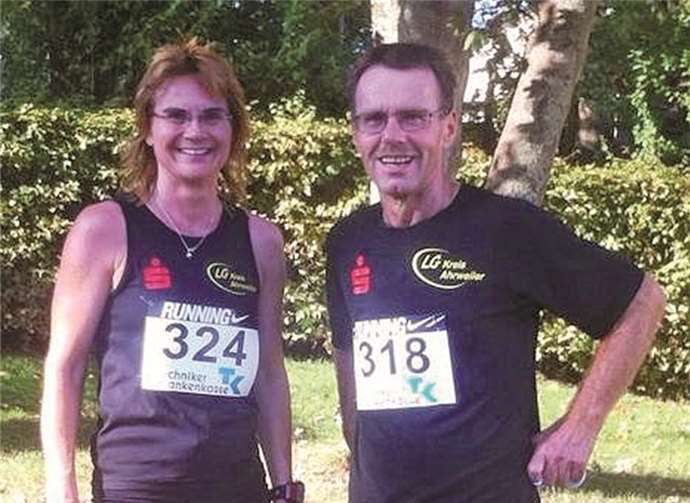 Sabine Schenke und Michael Jahr von der LG Kreis Ahrweiler.privat