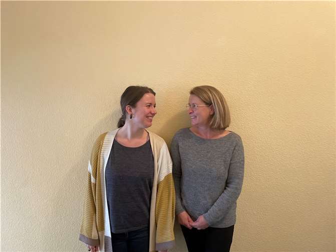 Sabine Wieneke und Hannah Meyer. Foto: privat
