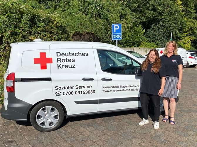 Sabrina Fritzsching und Alexandra Wilhelmy vom Menüservice des DRK. Fotos: privat