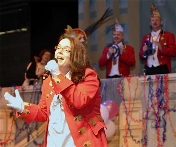 Sängerin Simone kochte die Stimmung hoch.