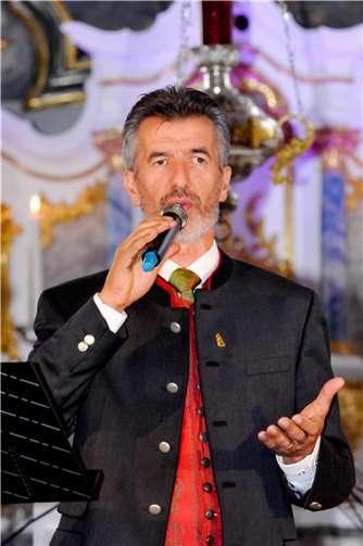 Sakrales Kirchenkonzert von Oswald Sattler in der Unterrother Pfarrkirche mit dem Kastelruther Männerquartett.  Quelle: KONRAD KONZERT/Copyright: RATKO PHOTOGRAPHY