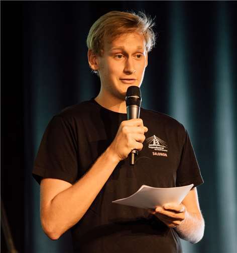 Salomon Hofstötter und Naomi Rachel Deuster haben die Veranstaltung mitorganisiert. Stadtverwaltung Neuwied