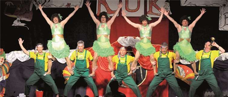 Samba-Rhythmen im Blut hatten die „Schlabbeflecker“.  CH