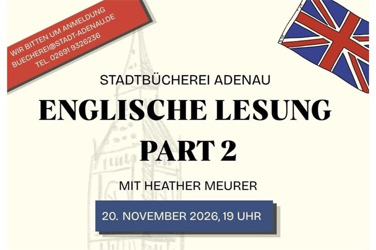 Same procedure as every year: Heather Meurer bietet wieder ihre beliebten englischen Lesungen an.
