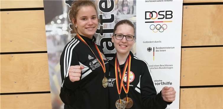 Samira Mujezinovic und Mariel Weiler. Quelle: KSC Puderbach