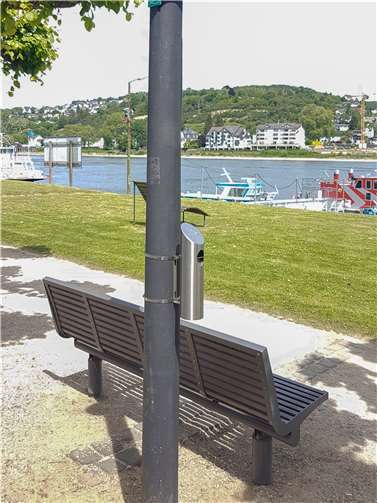 Sammelbehälter in Kripp für eine saubere Stadt und den Schutz von Umwelt und Grundwasser. Foto: Stadt Remagen