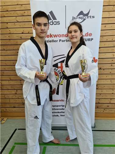 Samuel und Seraphia Lam konnten die Landesmeisterschaften für sich entscheiden.  Foto: privat