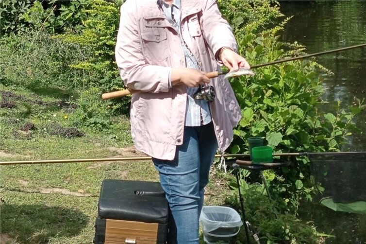 Sandra Eisermann hatte sichtlich Freude