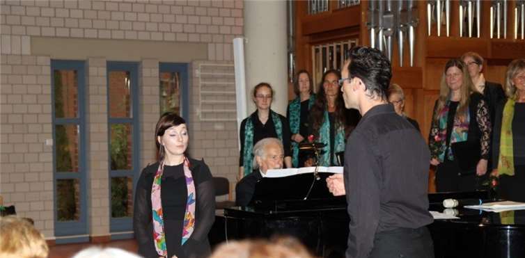 Sandra Kornhof und Nico Heinrich bei der Zugabe.