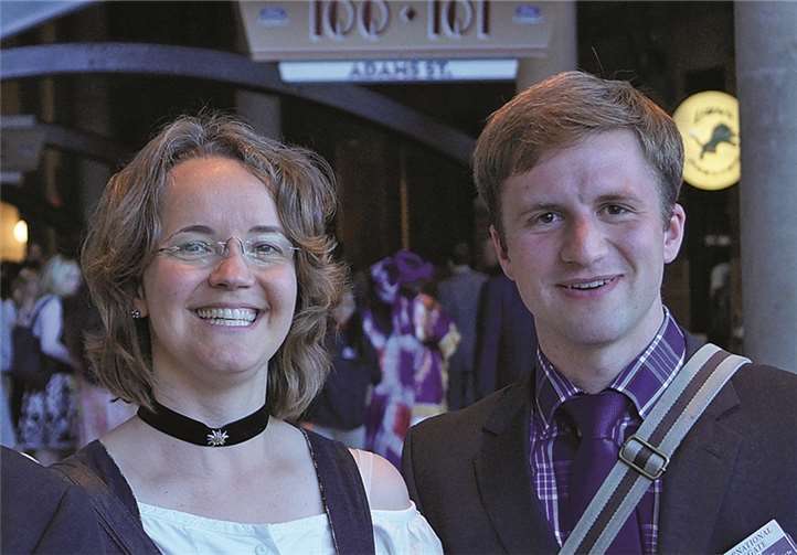 Sandra Metzger und Samuel Arndt besuchten den Kongress in Detroit, USA. JZ