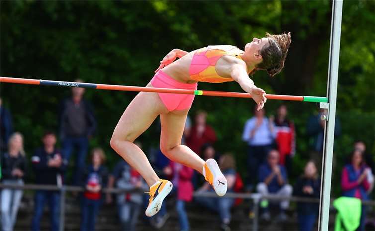 Sandrina Sprengel holte die Hochsprung die Punkte, die am Ende Unterschied ausmachten.