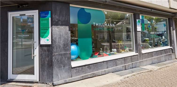 Sanitätshaus Thillmann und die Schuhorthopädietechnik Josef Jubelius in der Bahnstraße 17 in Mendig. Quelle: MEDI - CENTER Mittelrhein GmbH