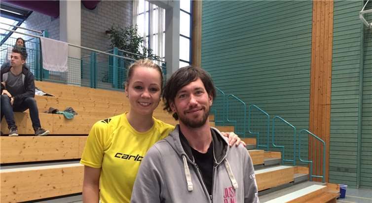 Sarah Kämpf mit Mixedpartner Ronald Huber.privat