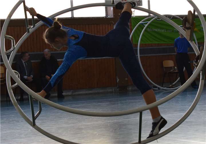 Sarah Seiler in Aktion.