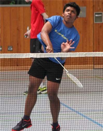 Sarankan Thuraisingham debütierte bei den Erwachsenen. privat