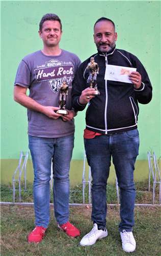 Sascha Müller / Husseine Assane gewannen den Pokal und das Preisgeld.Fotos: privat