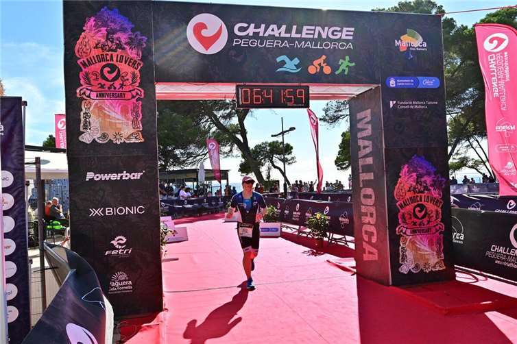 Saskia Alflen bei der Challenge Peguera.  Foto: privat