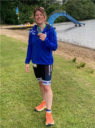 Saskia zeigt sich sehr zufrieden mit ihrer Zweitplatzierung.  Foto: privat