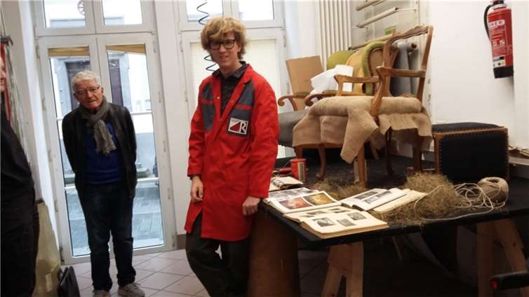 Sattlermeister Simon Dösch erzählte begeistert von seinem Handwerk. Foto: privat