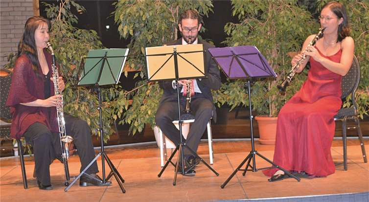 Sayaka Schmuck, Rumi-Sota Klemm und Oliver Klenk begeisterten das Publikum.AB