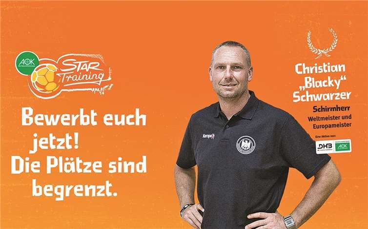 Schirmherr der Veranstaltung ist Weltmeister Christian „Blacky“ Schwarzer. HandballTorwartSchule