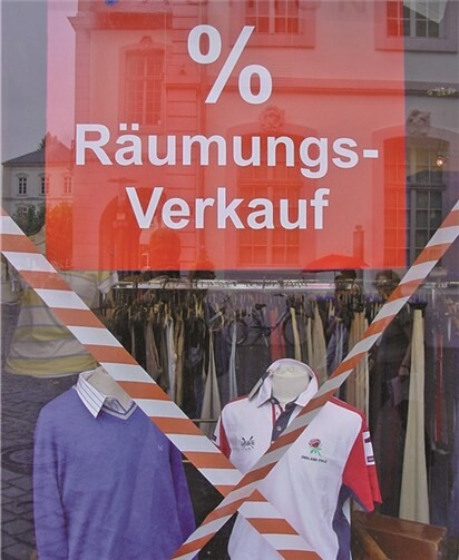 „Schlussverkauf“.privat