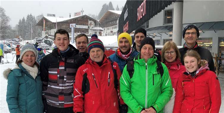 Schnee statt Wasser - die Ruderer hatten einen großen Spaß. Foto: privat