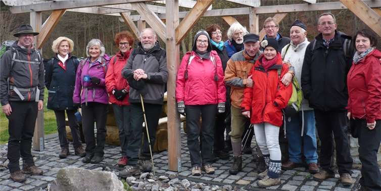 Schön angelegte Rastplätze luden zum Verweilen ein. 