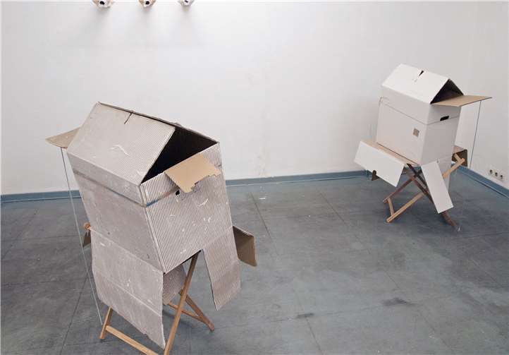 Schöner Wohnen, Installation von Ilse Wegmann.Fotos: privat