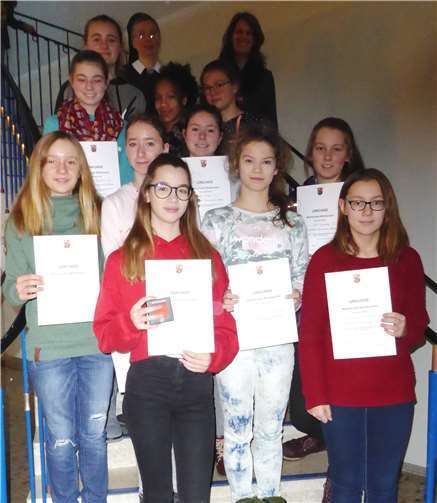 Schönstätter Marienschule beim Pangea-Mathematik Wettbewerb Schönstätter Marienschule