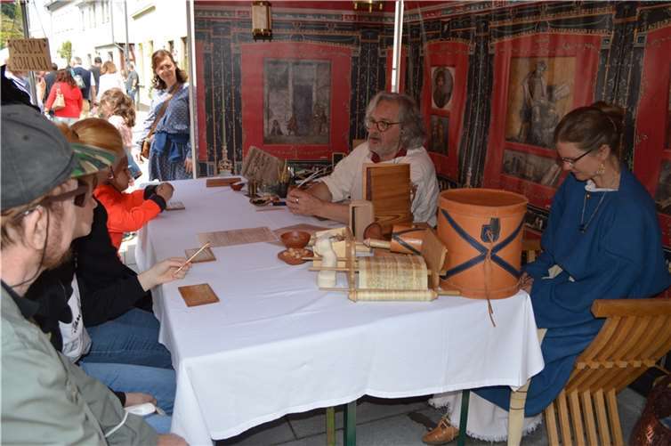 Schola Romana: Unterricht wie einst bei den Römern.