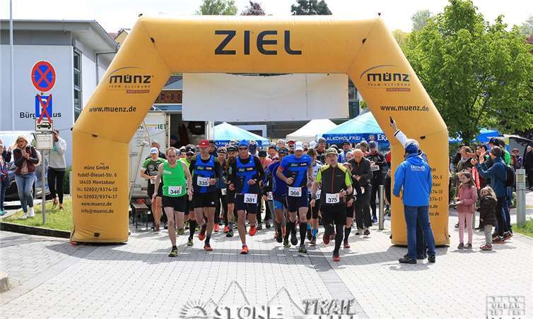 Schon beim Start ging es hoch her.Foto: privat