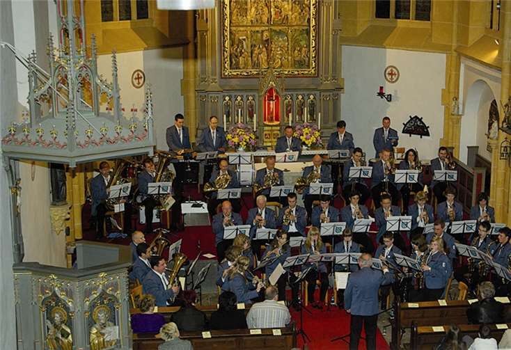 Schon das erste Kirchenkonzert des Musikvereins im März 2010 war ein voller Erfolg.  Privat