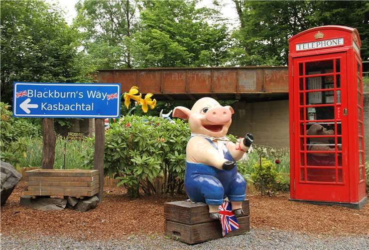 Little Britain – Brexit einmal anders herum Schon der Eingangsbereich macht gute Laune.