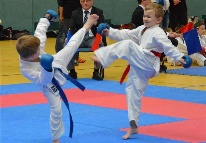 Schon der KSC-Nachwuchs beeindruckte.privat