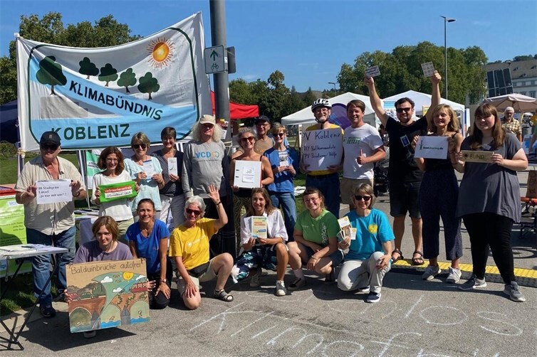 Schon der erste Klimatag im September 2023 zeigte die Vielfalt des Koblenzer Klimabündnisses